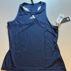 NWT Adidas Aeroready Dark Blue Athletic Tank